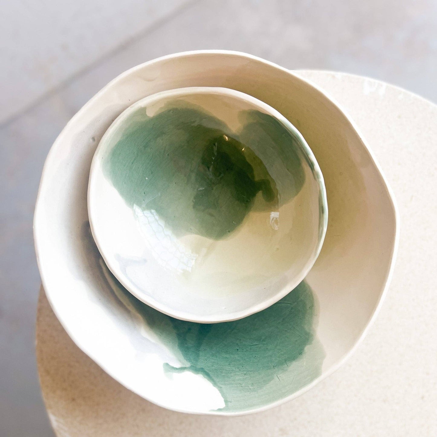 Good Hearted Woman - Aura Serving in Sea Green +Lavender + Sage