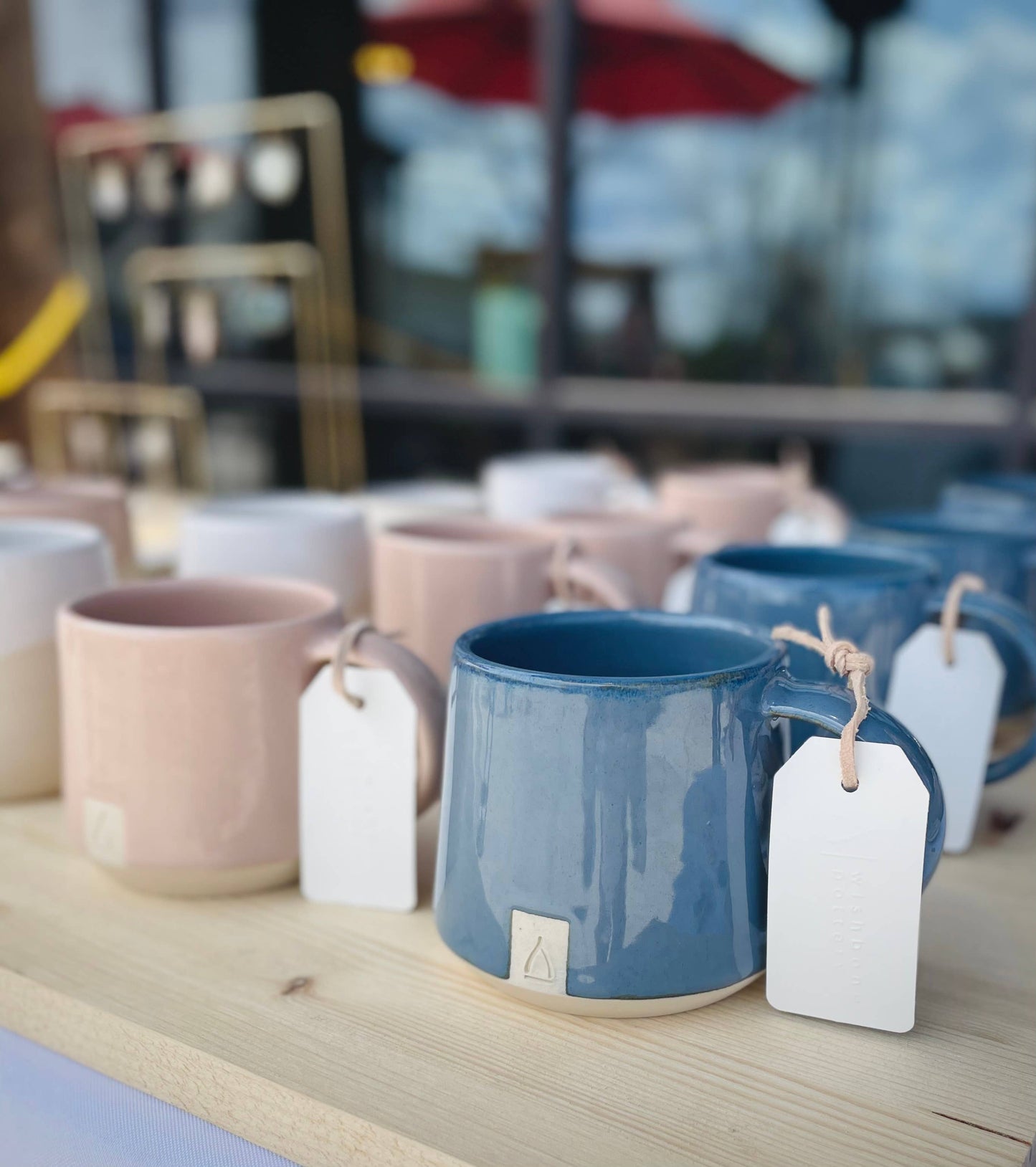 Wishbone Pottery - Wishbone Handcrafted Stoneware Clay Mug