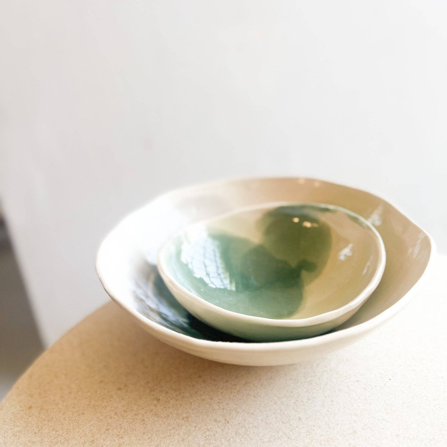 Good Hearted Woman - Aura Serving in Sea Green +Lavender + Sage