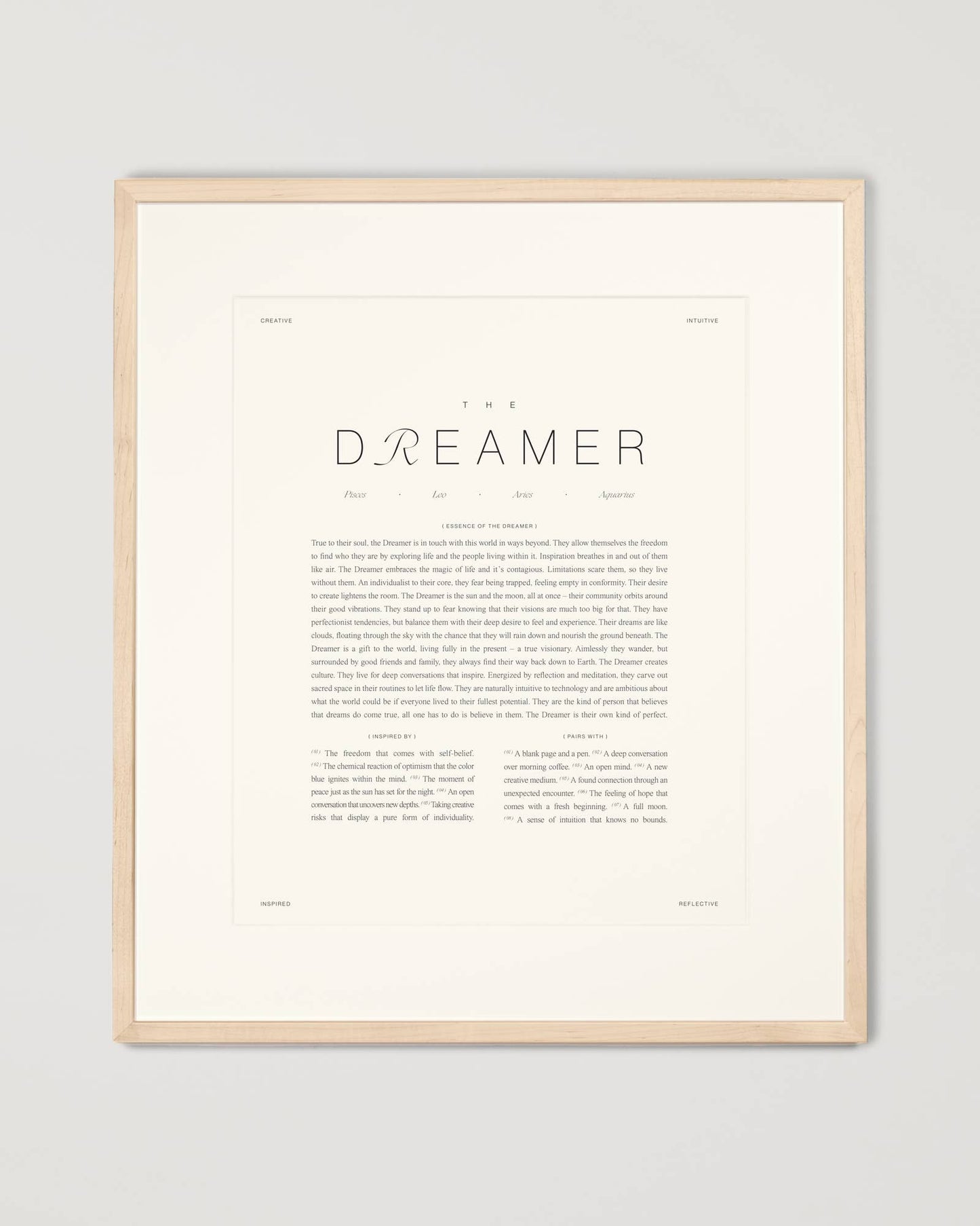 Wilde House Paper - The Dreamer Art Print
