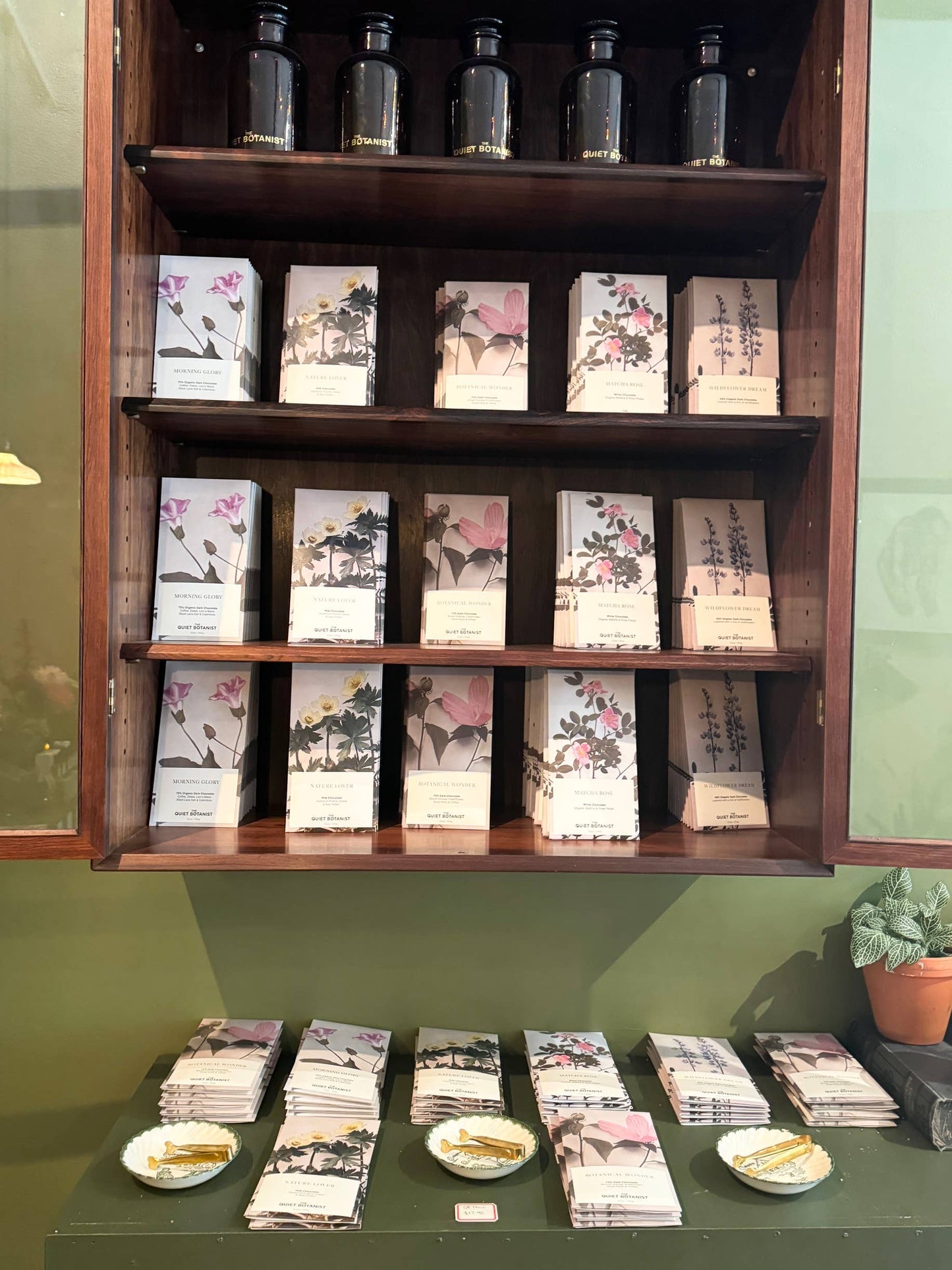 The Quiet Botanist - Matcha Rose Chocolate Bar