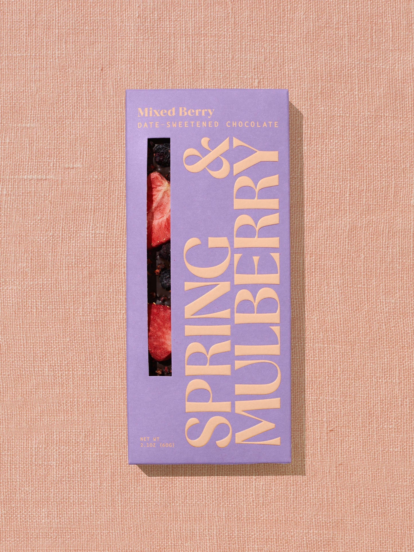 Spring & Mulberry - Mixed Berry Date-Sweetened Dark Chocolate
