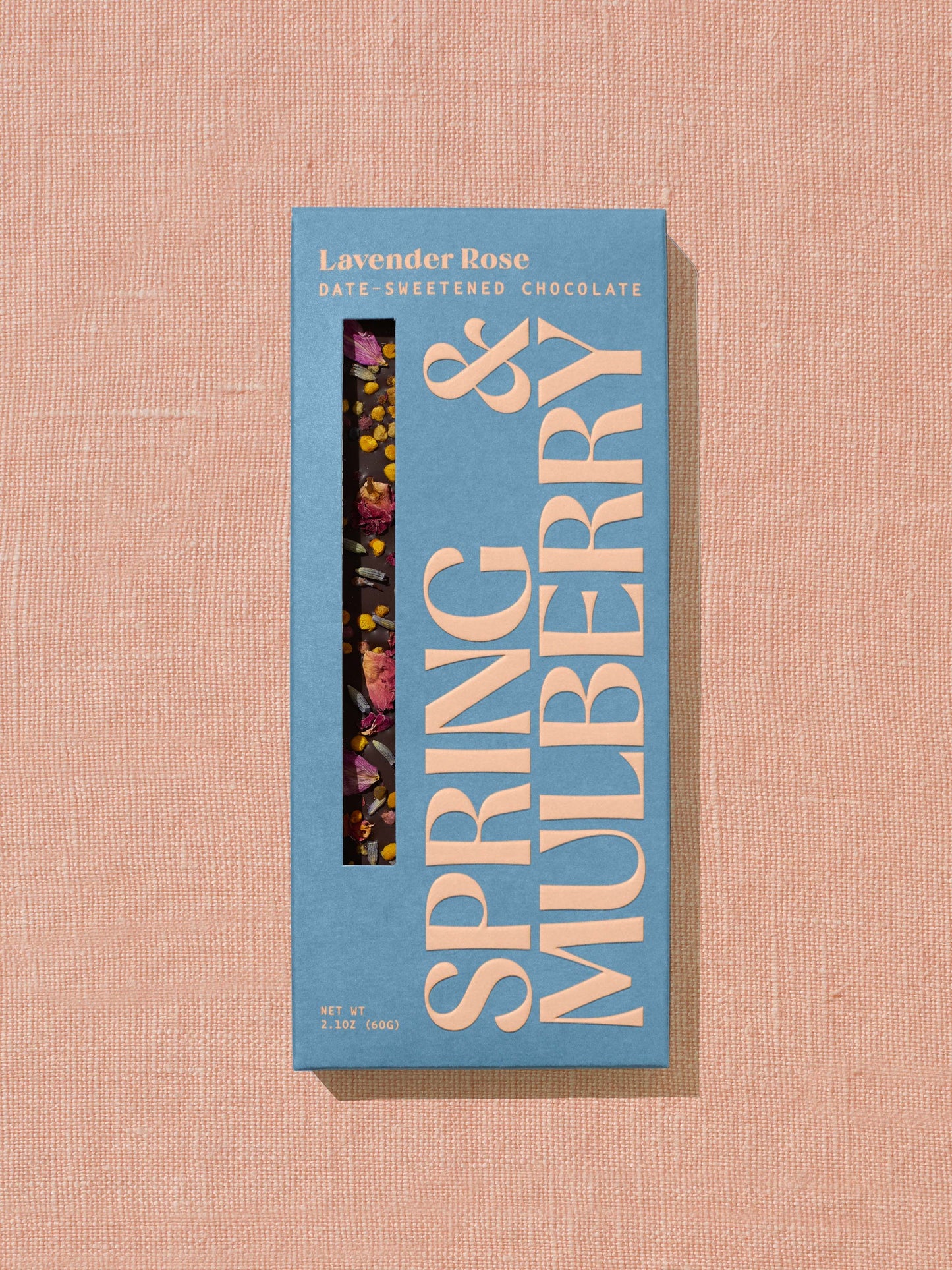 Spring & Mulberry - Lavender Rose Date-Sweetened Dark Chocolate