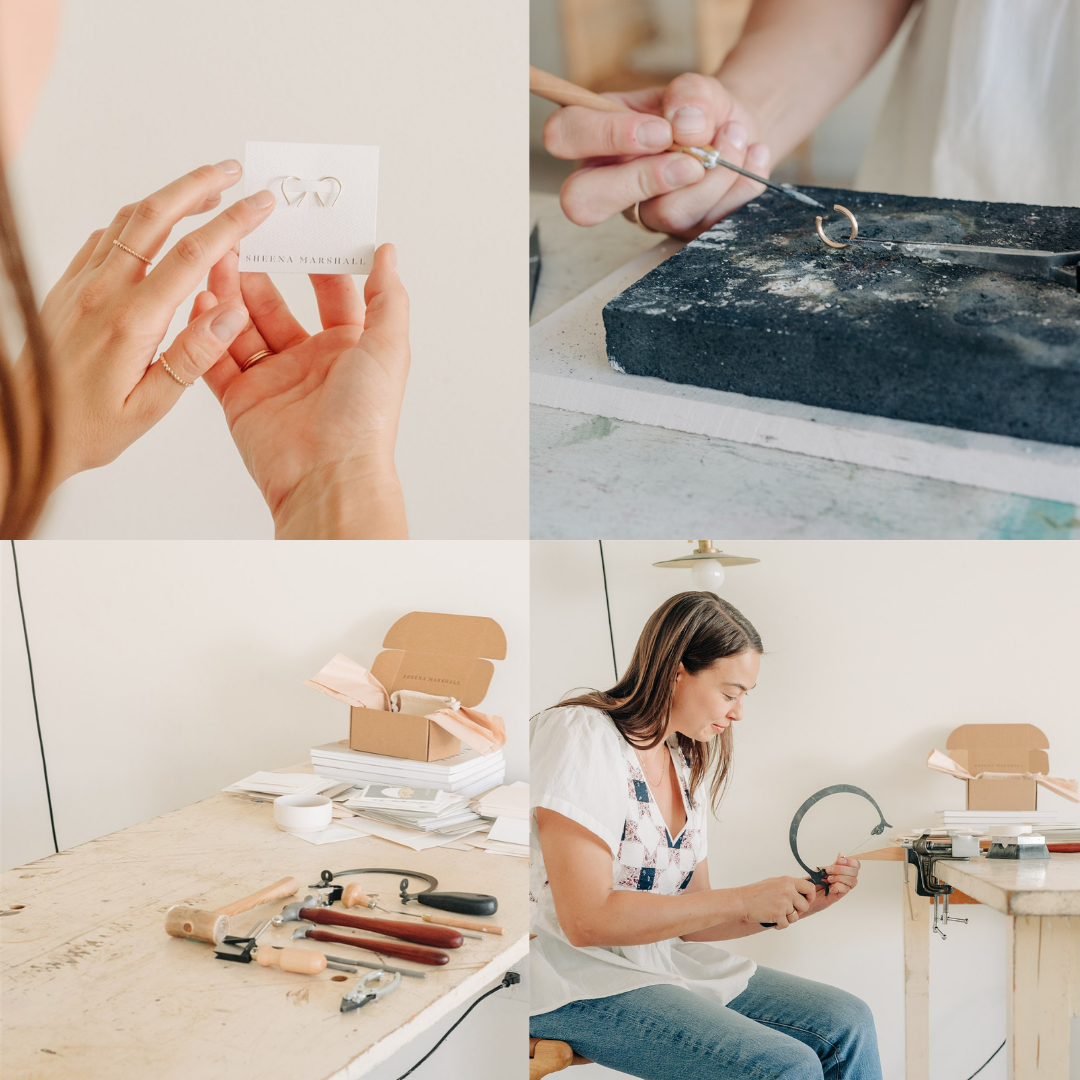 Sheena Marshall Jewelry - Hammered Ring | Gold Fill