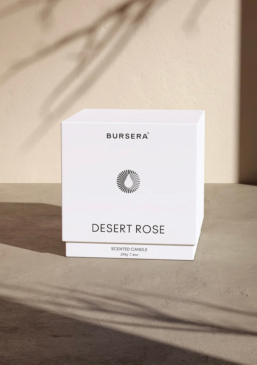 Bursera Scented Candle -- Desert Rose