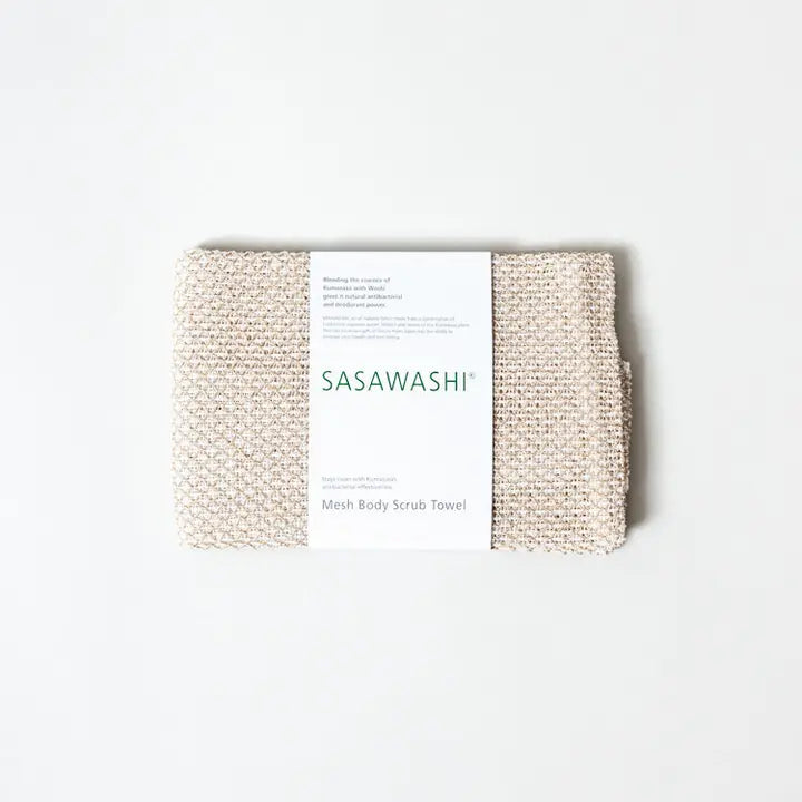 Sasawashi Mesh Body Scrub Towel