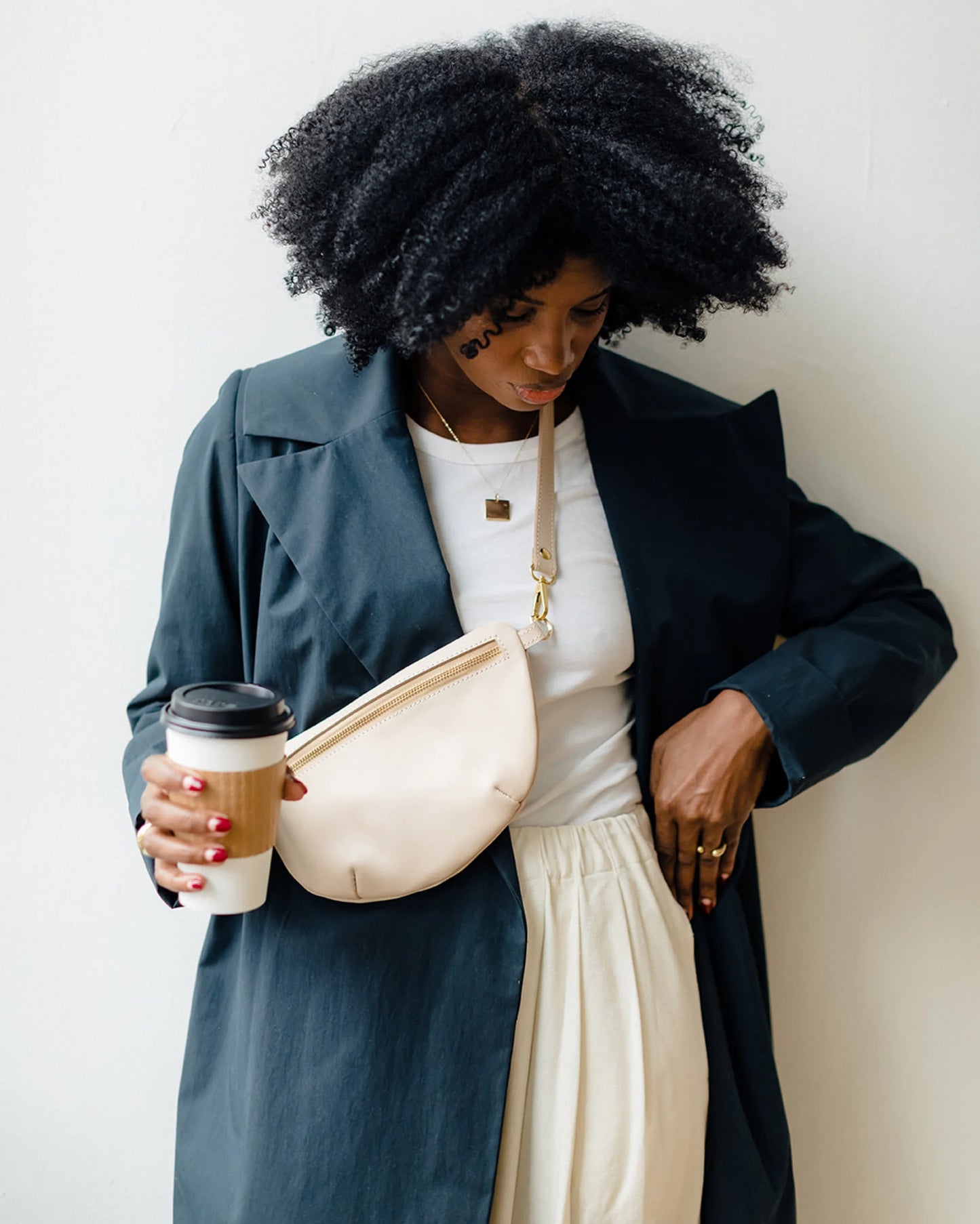 Abby Alley Sling Bag, Gardenia
