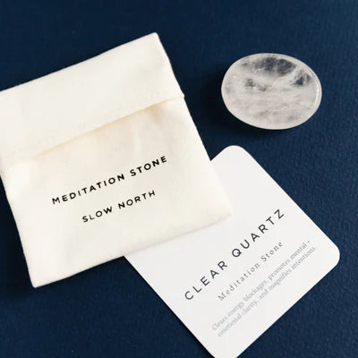 Slow North Meditation Stone Clear Quartz