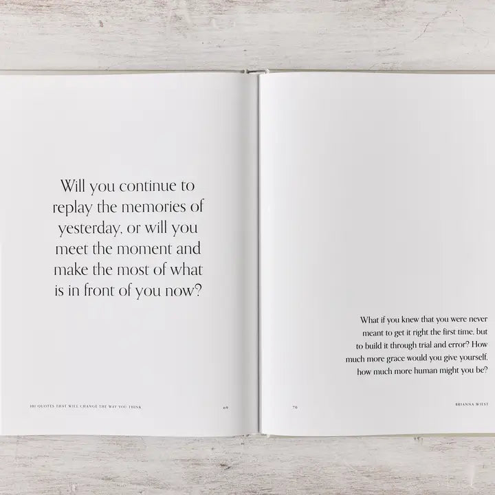 101 Quotes That Will Change the Way You Think - Table Book