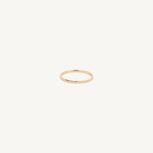 Sheena Marshall Jewelry - Hammered Ring | Gold Fill