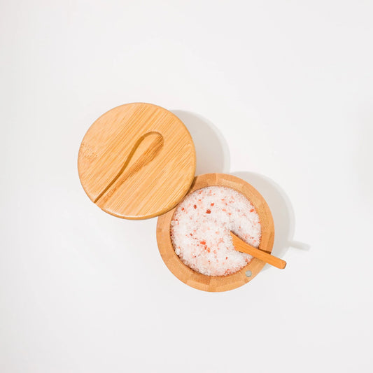Ardent Goods Magnesium Bath Salt Soak in Refillable Bamboo Bowl
