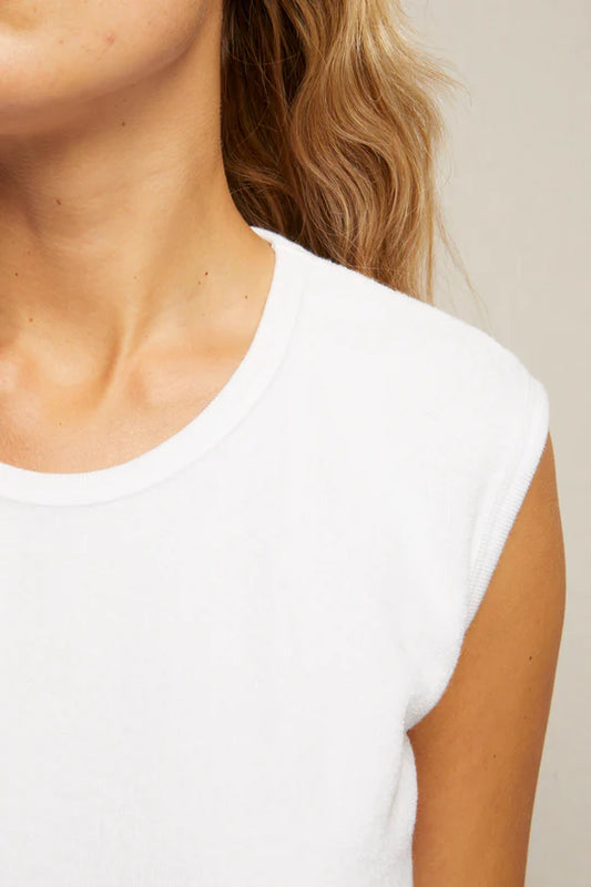 Perfect White Tee - Ellie Loop Terry Tank