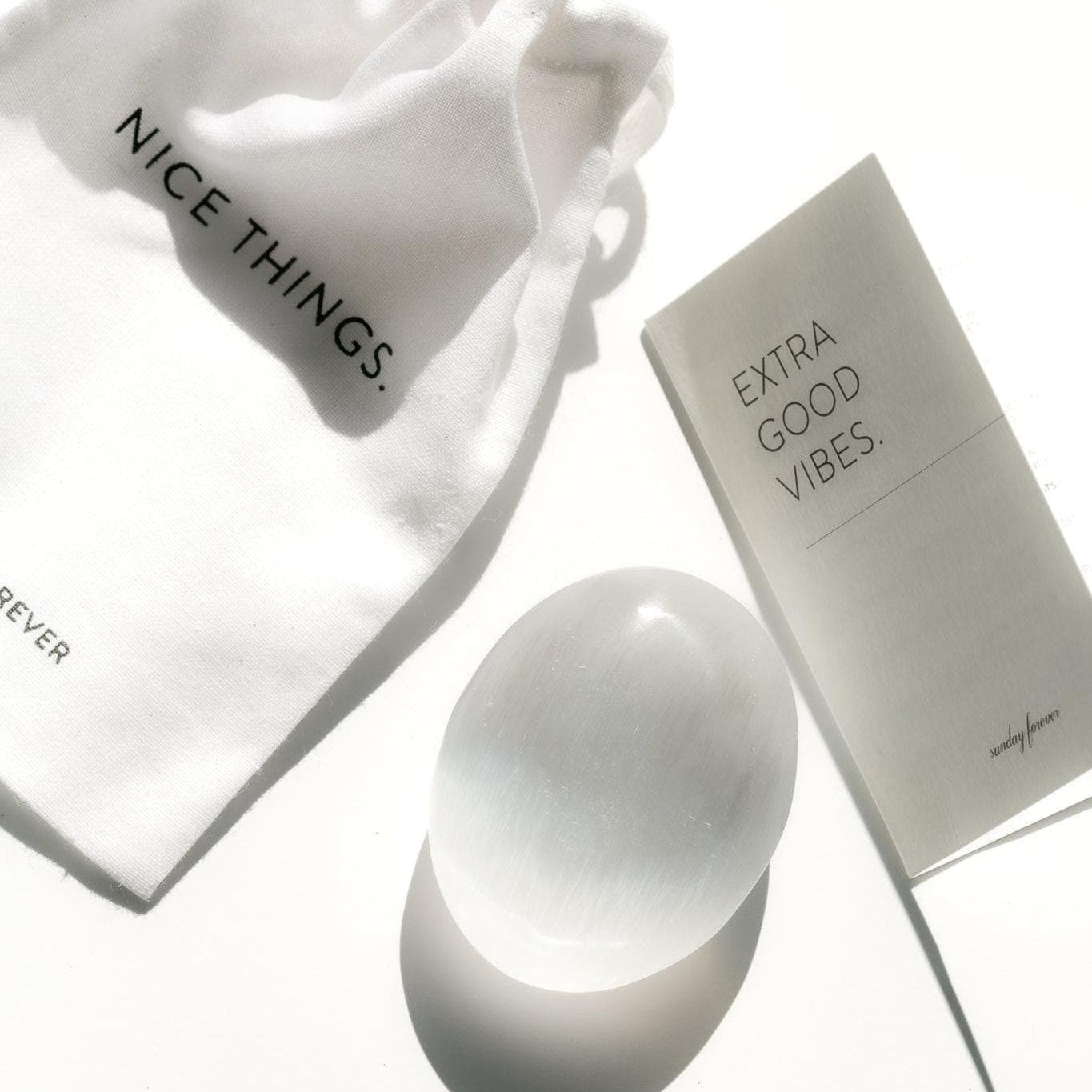 Don't Worry Stone - Selenite